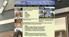 Desktop Screenshot of lopezbuilders.com